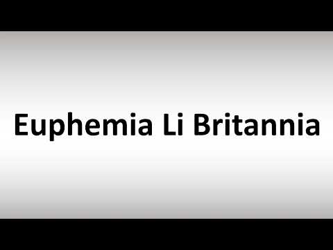 How to Pronounce Euphemia Li Britannia