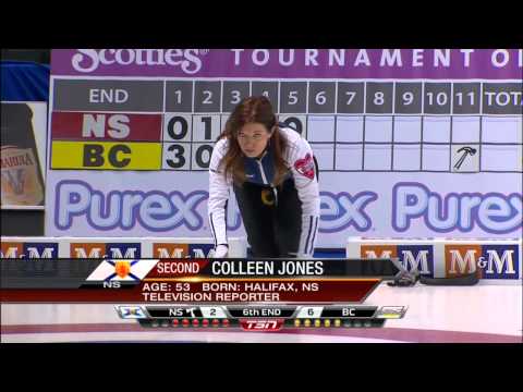 2013 Scotties Tournament Of Hearts - Arsenault (NS) vs. Scott (BC) -  Draw5