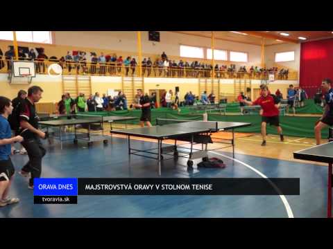 V obci Mútne boli Majstrovstvá Oravy mužov a žien v stolnom tenise