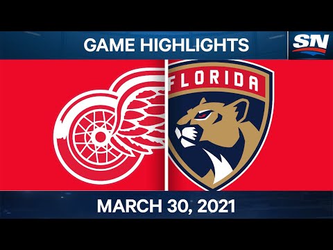 NHL Game Highlights | Red Wings vs. Panthers - Mar. 30, 2021
