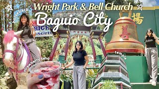 Baguio City 🍓 Wright Park Horseback Riding, Henna Tattoo | Bell Church Temples🔔 ❤︎ Emmy Lou