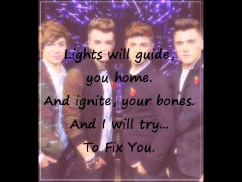 Union J - Fix You (Lyrics)