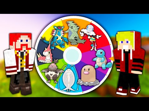 Minecraft ROLETA POKEMON ( Pokémon Roulette) - TYRANITAR vs ARMALDO ! GUERRA DE POKÉMON DA SORTE !!