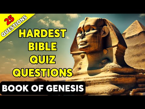 BOOK OF GENESIS - 25 BIBLE QUESTIONS TO TEST YOUR BIBLE KNOWLEDGE - The Bible Quiz