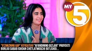 "O‘zimizning gap" | "Afandining qizlari" proyekti borligi sabab ishdan chetlatmoqchi bo'lishdi...