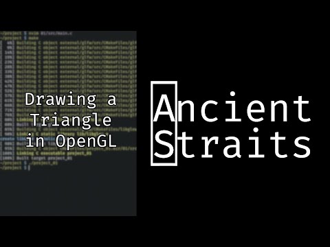 Drawing a Triangle in OpenGL (OpenGL Tutorial #2)
