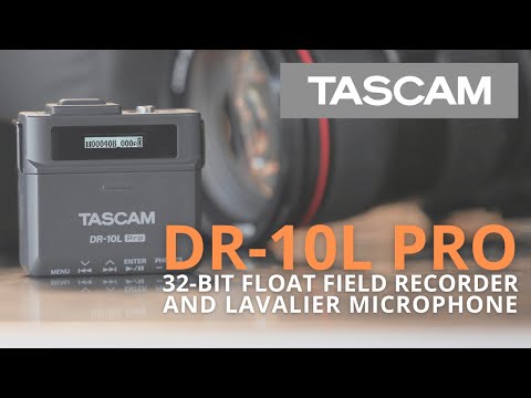 DR-10L Pro 32-bit Float Field Recorder and Lavalier Mic Combo