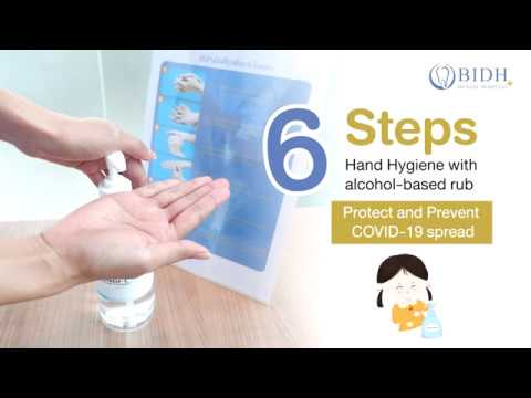 6 Steps to Proper Hand Hygiene for Hand Sanitizers - Prevent Covid-19 Spread