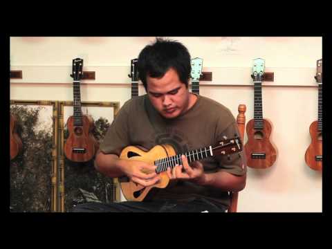 Koolau's 1st Archtop Ukulele played by Corey Fujimoto
