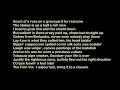 AZ Ft Nas Mo Money Mo Murder Lyrics On Screen