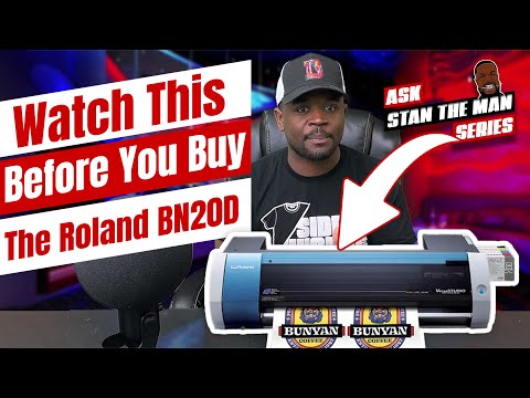 Watch This Before You Buy The Roland BN20D DTF Printing Machine | Ask Stan The Man
