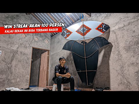 I Tried to Make a Mini 170 CM Size Kak Sekaan Kite Owned by a Madurese Resident - LONG TAIL ANOMALY