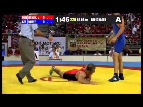 WWJC2013 / Orkhan Nuriyev - Timur Khamikoyev (MKD) - GR 84 kg - repechage match