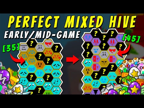 , title : '*NEW* The Best Mixed Hive Composition (EARLY/MID-GAME) | Bee Swarm Simulator Roblox'