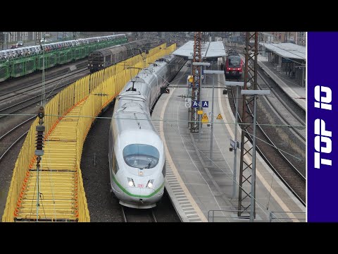 Top 10 kürzeste Fernverkehrszugläufe (ICE/IC) in Deutschland