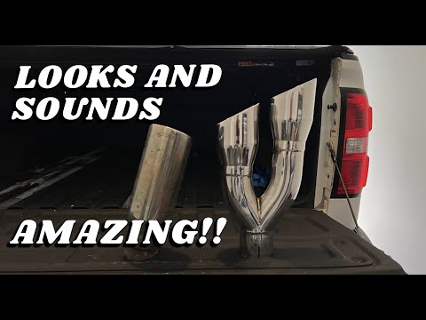 BEST AFTERMARKET EXHAUST TIP!! 4" DUAL EXHAUST TIP - SOUNDS AMAZING