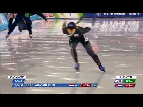 Miho Takagi 1500m - 1:51.48 (NR). WC4 Salt Lake City 2017/2018