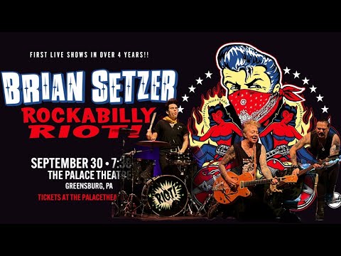 BRIAN SETZER /Stray Cats LIVE 2023 (1st Live Shows In Over 4 Years) Greensburg Pa