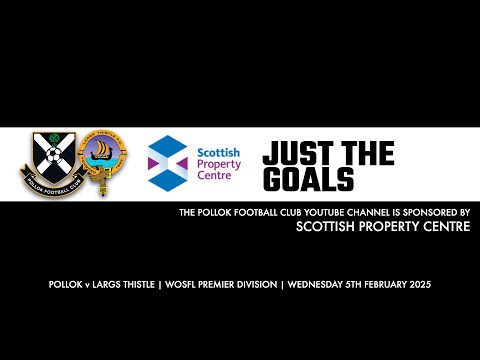 Pollok v Largs Thistle - 5th February 2025 - Goals and Penalty Incident