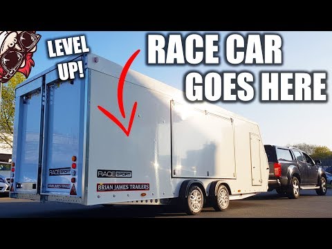 🐒 THEY GAVE ME A NEW RACE CAR TRAILER, IT'S AMAZING!