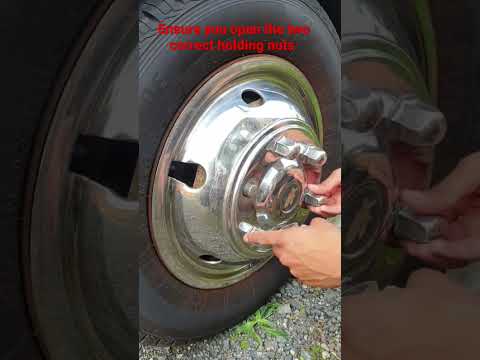 How To Remove Motorhome Wheel Cap (Camper)