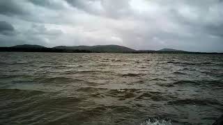 preview picture of video 'Waves in Kabini Dam back water from Kabini Riber View Lodge Jungle Resort Boating'