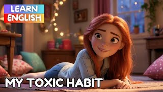 my toxic habit | English Story with Subtitles | A2-B1 Listening Practice