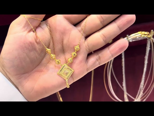 عقد ذهب عيار 21