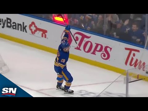 Sabres' Beck Malenstyn Pulls Off An Incredible Deke For Beautiful Goal