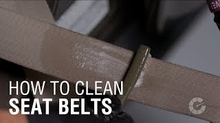How To Clean Seat Belts | Autoblog Details