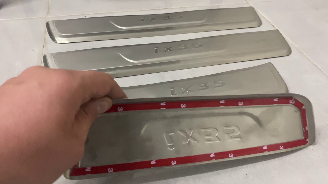 Накладки на пороги Libao (4 шт, нержавейка) Video 1