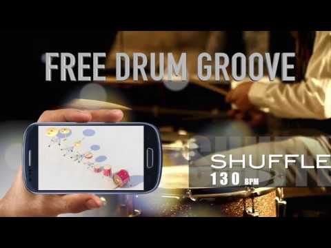 130 bpm Shuffle Beat Free Drum Groove Loop