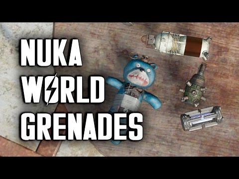All Nuka World Grenades - Quantum, Smart Frag, Fury, Predator, Persuasion, & Lucky Rabbit's Foot