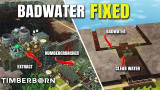 I Built the Perfect Badwater Diversion | Timberborn Hollowroge EP6