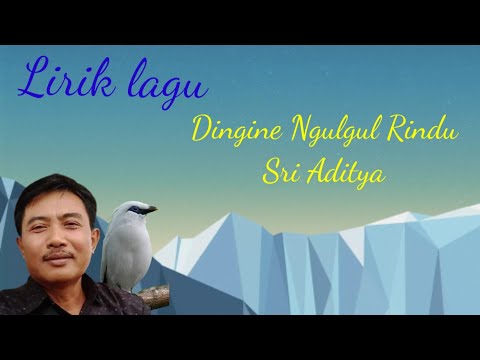 lirik lagu | Dingine ngulgul rindu | Sri Aditya