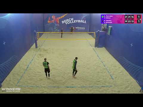 11:40 A. Matvieiev / V. Kelbas - A. Zabuha / V. Antoniuk 08.01.2023 | Winners Beach Volleyball