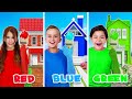 Using only ONE COLOR to build a HOUSE! Challenge from Vlad