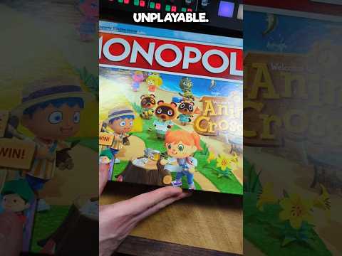 UNPLAYABLE - Animal Crossing Monopoly #shorts