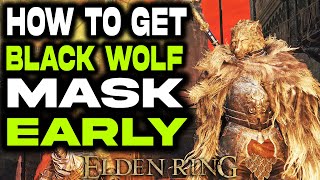 How To Get BLACK WOLF MASK Location Guide | Elden Ring | Best Armor Helmet | Easy