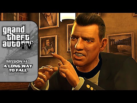 GTA 4 [NEW 100% Walkthrough] - Mission #43: A Long Way to Fall