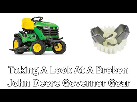 John Deere rider mower tractor governer repair. AKA governor repair