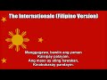 The Internationale (Filipino Version With Lyrics)