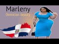 Biografía Y Datos De La Vida De Marleny Domínguez Modelo Curvilínea