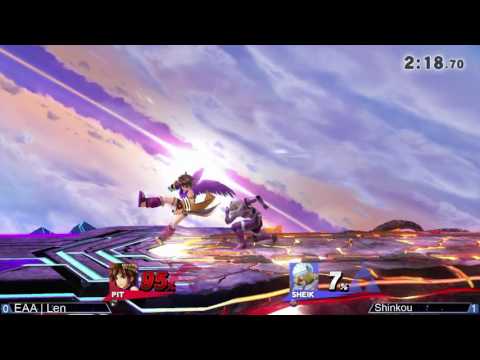 EAA | Len (Pit, Mario) vs Shinkou (Lucina, Sheik) - Smashworks Prime - Losers Quarters