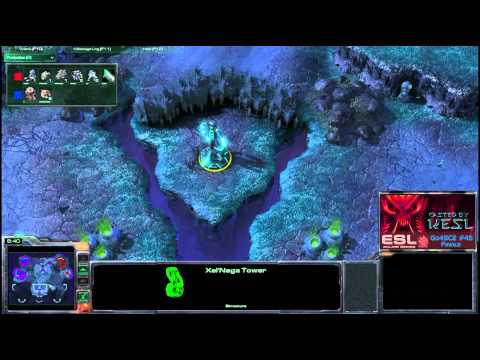 Go4SC2 #45 Finals - Darkforce vs BratOK Game 2 Part 1