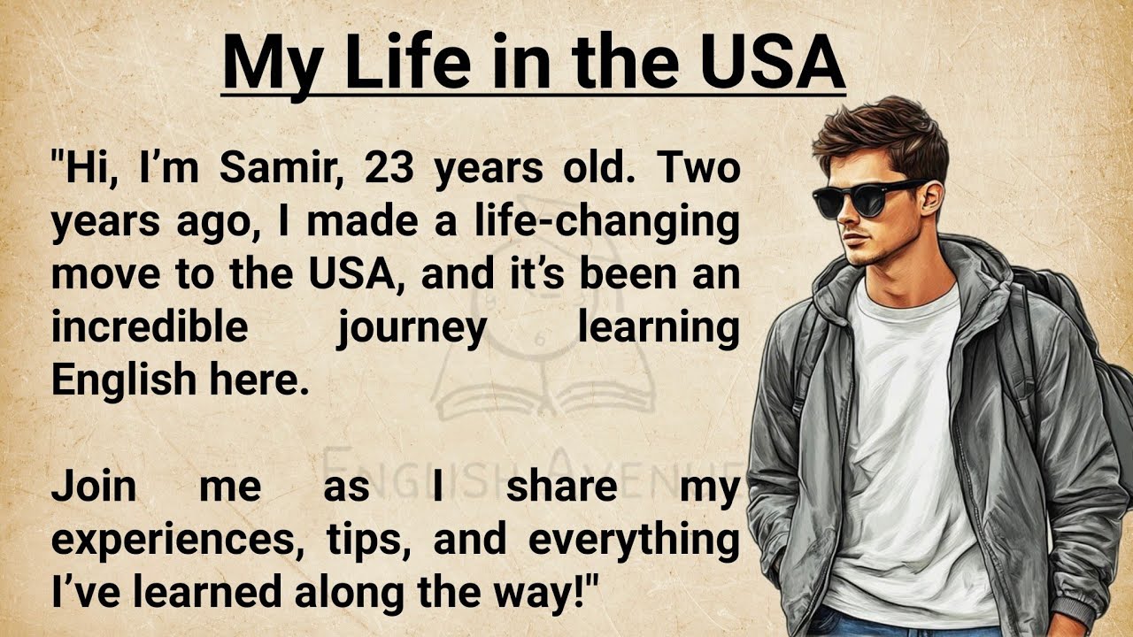 My Life in The USA | Learn English Through Best Story | Graded Reader | Story Level 1 | Storytelling