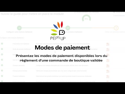 Modes paiement