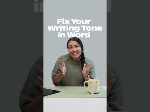 Video Thumbnail: Fix Your Writing Tone in Word