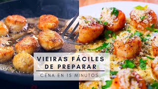 VIEIRAS SALTEADAS RECETA