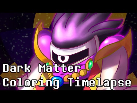 Dark Matter from "Kirby's Dreamland 2" - Digital Art Timelapse